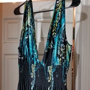 Plus size Monica fashions Boho gown